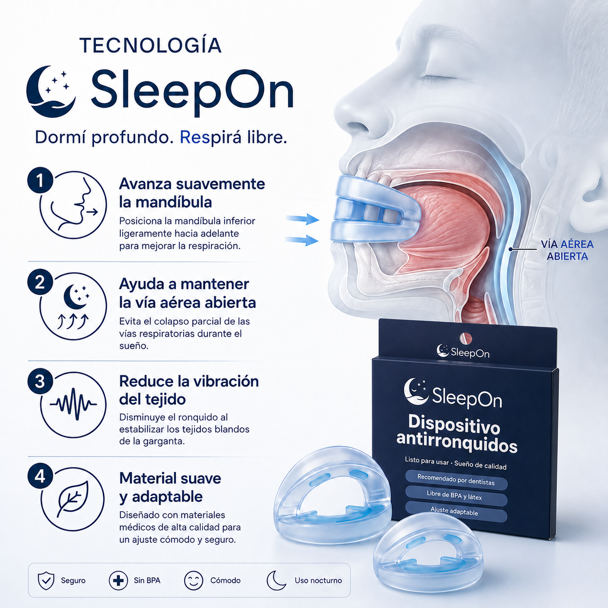 SleepOn: Antironquidos